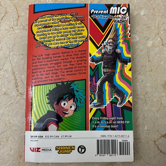 My Hero Academia:Shonen Jump Manga ed. Vol.4 By: Kohei Horikoshi. Paperback - Picture 2 of 4